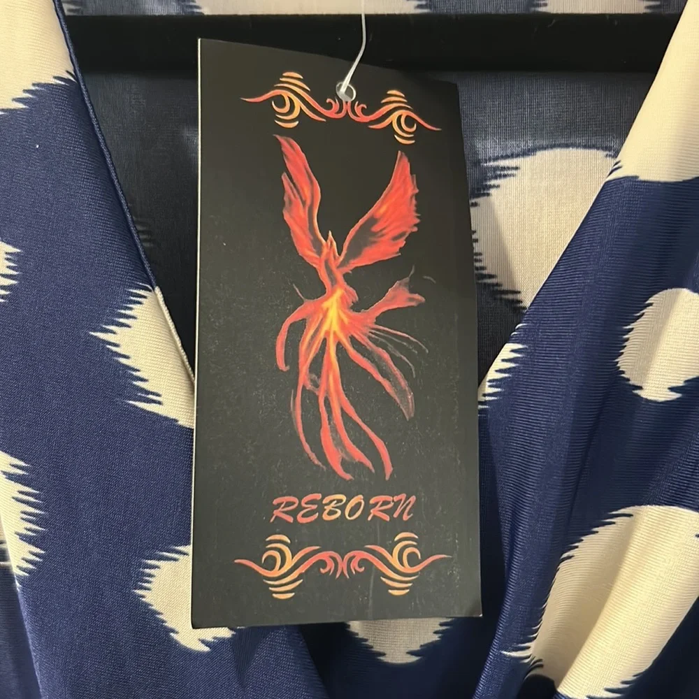 NWT Women’s Reborn V-neck 3/4 sleeve dress - Picture 3 of 4